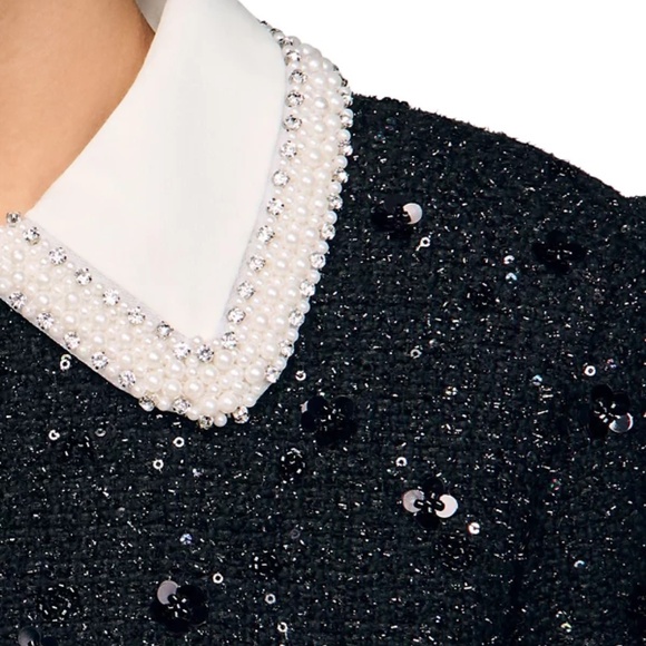 Bennelie Rhinestone Tweed Jacket - Picture 2 of 7